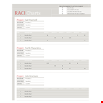 Efficiently Describe Your Project Procedure with a RACI Chart example document template