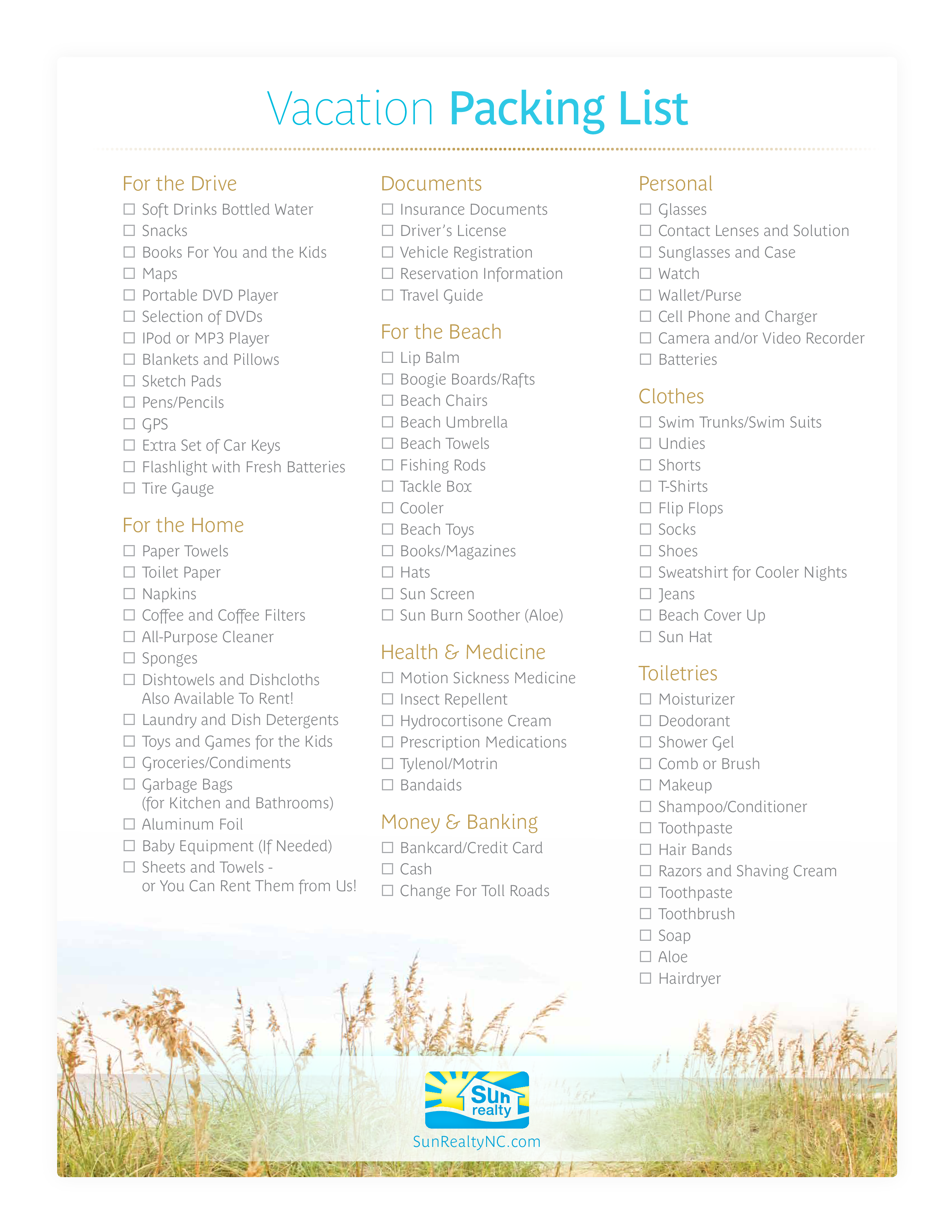 Essential Packing List Template For Books Beach And Towels essential-packing-list-template-for-books-beach-and-towels