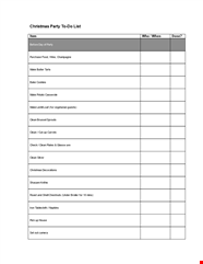 Christmas Things To Do List Christmas Things To Do List