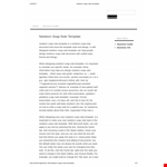 Newborn Soap Note Template - Streamline Your Documentation Process example document template