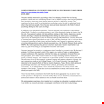 Example: "Experienced Psychology Graduate | Research, Clinical, and Personal Interest in Psychology example document template