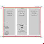 Create Stunning Pamphlets with our Easy-to-Use Template | Customize Content, Bleed, Inside example document template
