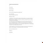 Sample Sales Proposal Rejection Letter example document template
