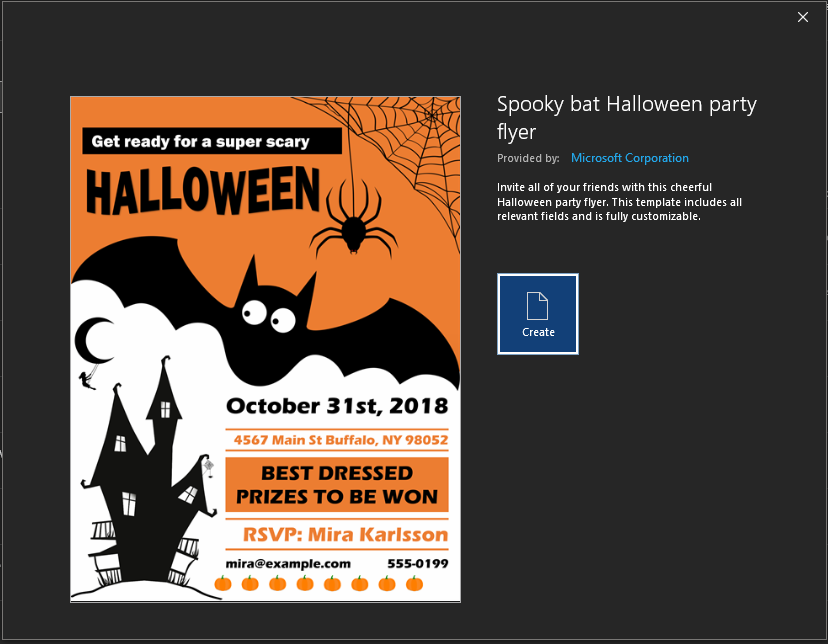 How to Create Halloween Party Invitations in Word
