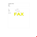 Free Printable Fax Cover Sheet Template - PDF & Examples example document template
