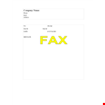 Free Printable Fax Cover Sheet Template - PDF & Examples example document template 