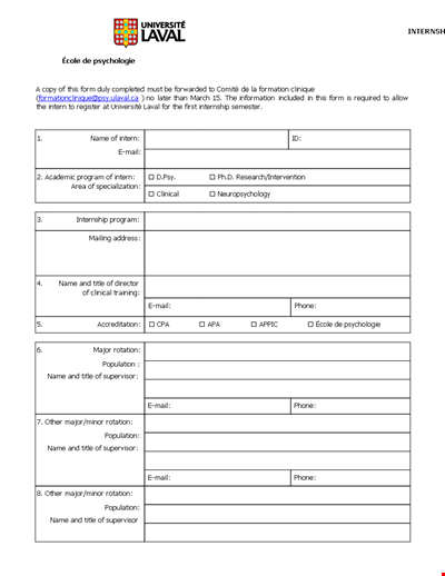 Internship Confirmation Letter Template | Official Intern Program Acceptance