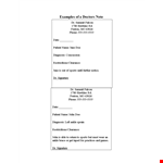 Doctor Example example document template