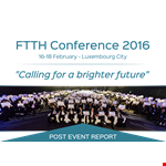 Post Event Report Template - Generate Detailed Reports for Council and Fibre Events in Europe example document template