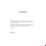 Grant Proposal Letter for Foundation: Sample and Declination example document template