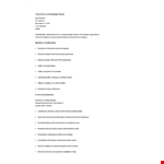 Financial Accounting Manager Resume example document template
