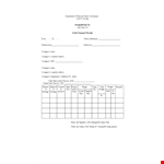 Goods Transport example document template