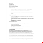 Corporate Banking Credit Analyst Resume example document template