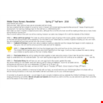 Preschool Newsletter Template for Children & Nursery | Customize Easily example document template