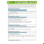 Ultimate Moving Checklist - Tips to Prepare Before Moving example document template