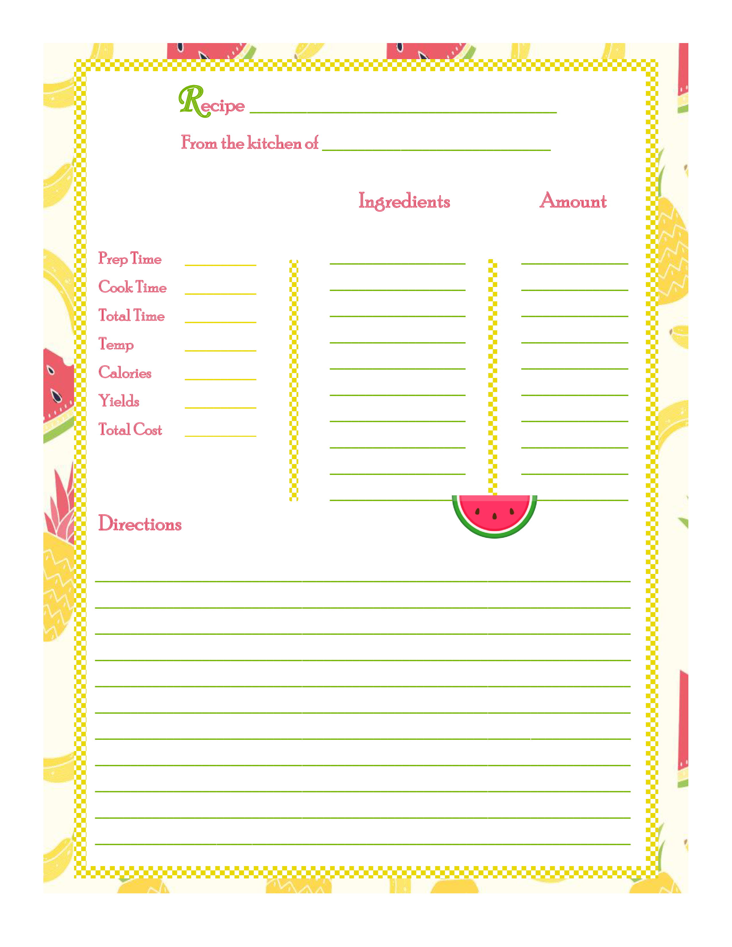 Create delicious recipes with our cookbook template easy kitchen