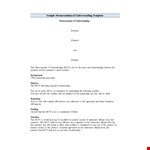 Create a Strong Understanding with Our Partnership Agreement Template example document template