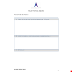 Project Proposal Template - Create a Winning Project Proposal with our Easy-to-Use Template example document template
