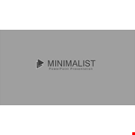 Minimalist Powerpoint Template example document template