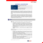 Legal Manager Real Estate Job Description example document template