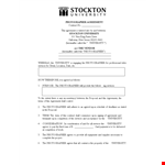Photography Vendor Contract Template - University Agreement with Photographer example document template