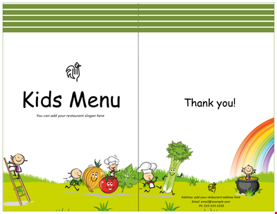 Menu Templates