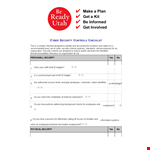 Security Audit Checklist Template - Ensure Information Security and Minimize Impact example document template