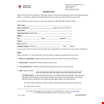 Donation Form Template example document template