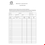 Payroll Template for Earnings, Overtime, and Fringe Benefits example document template