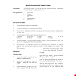 School Book Format example document template
