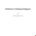 Fishbone Diagram Template - Easily Create Fishbone/Ishikawa Diagrams | Demplates example document template