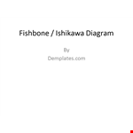 Fishbone Diagram Template - Easily Create Fishbone/Ishikawa Diagrams | Demplates example document template 
