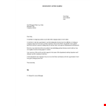 Formal Resignation Letter Format Doc example document template 