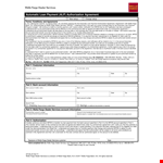 Payment Agreement Template | Simple Account Transfer Agreement example document template