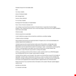 Free Termination Letter Template for Student Program Graduates | Request Termination Letter example document template