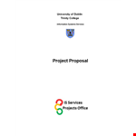 Level up your project with our optimized project proposal template example document template