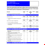 Customer Loyalty Survey Template - Measure Organization's Customer Loyalty Agreement example document template