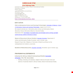 Experienced Librarian CV example document template