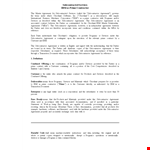 Subcontractor Agreement for Customer: Clear and Comprehensive Agreement example document template
