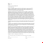Immigration Letter for Applicant Program | Detention & Visitation Assistance example document template 