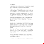 Character Witness Letter - Powerful Testimony of Love and Integrity example document template