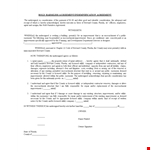 Hold Harmless Agreement Template for Improvement, Undersigned Utility, County Encroachment | Sample example document template
