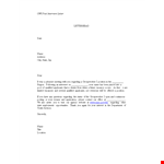 Employee Application Acknowledgement Letter Template example document template