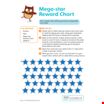 Daily Reward Chart: Earn Stars and Daily Rewards example document template