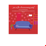 Customizable Housewarming Invitation Template | Easy-to-Use Designs example document template 