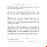 Medical Arbitration Agreement Template for Patient with Diabetes in Idaho | Arbitration Solutions example document template