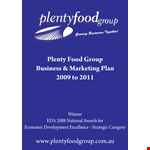 Food Product Marketing Plan - Boost Your Industry Visibility and Answer Key Questions example document template