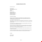 Business Apology Letter example document template 