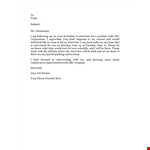 Confirming Interview: Acceptance Email Template example document template