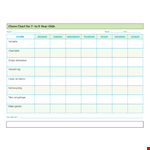 Free Printable Chore Chart Template - Create Your Own Custom Chore Chart example document template